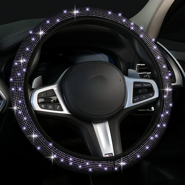 Rhinestone Steering Wheel Cover