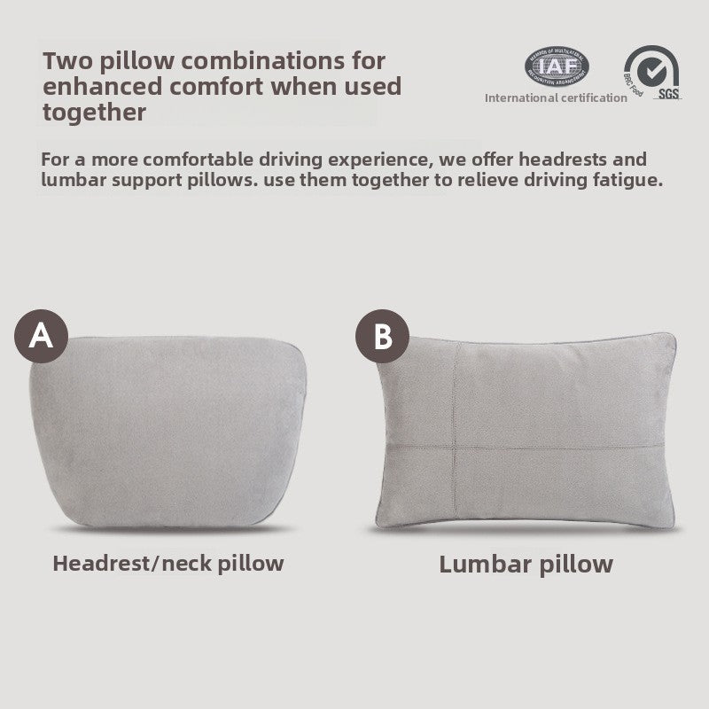 Car Neck & Lumbar Support Pillow