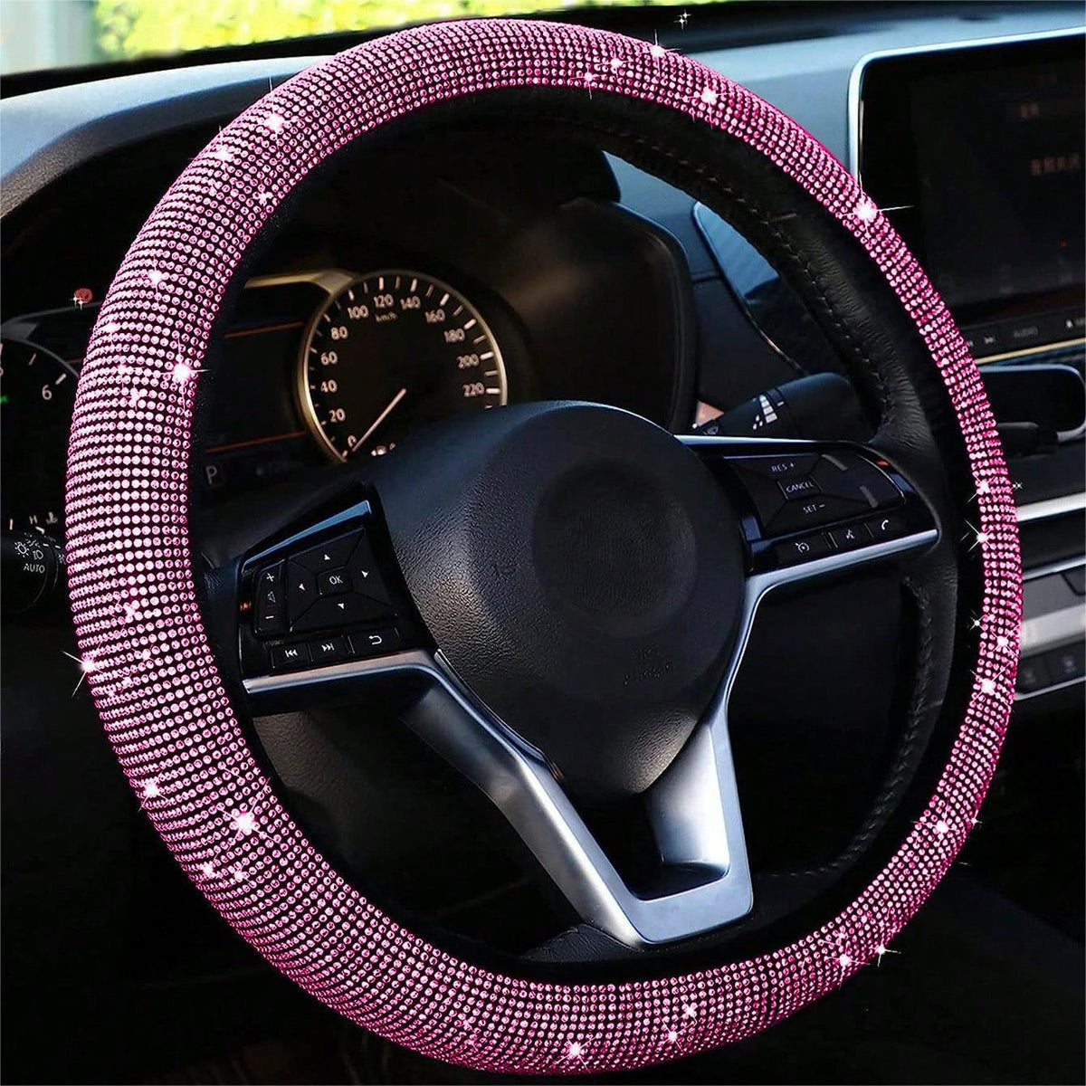Rhinestone Steering Wheel Cover
