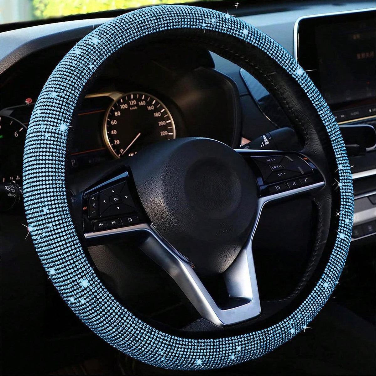 Rhinestone Steering Wheel Cover