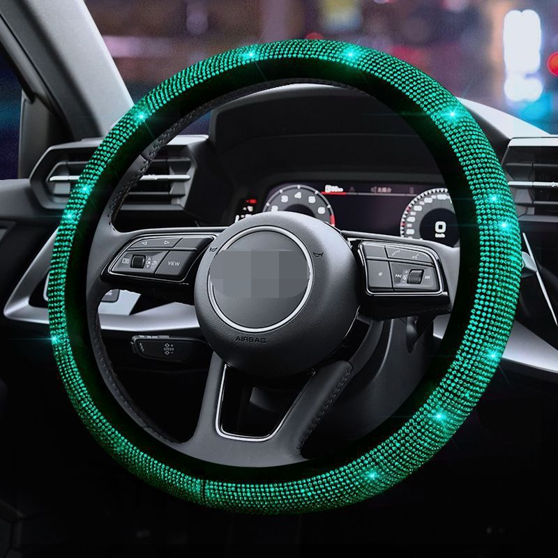 Rhinestone Steering Wheel Cover