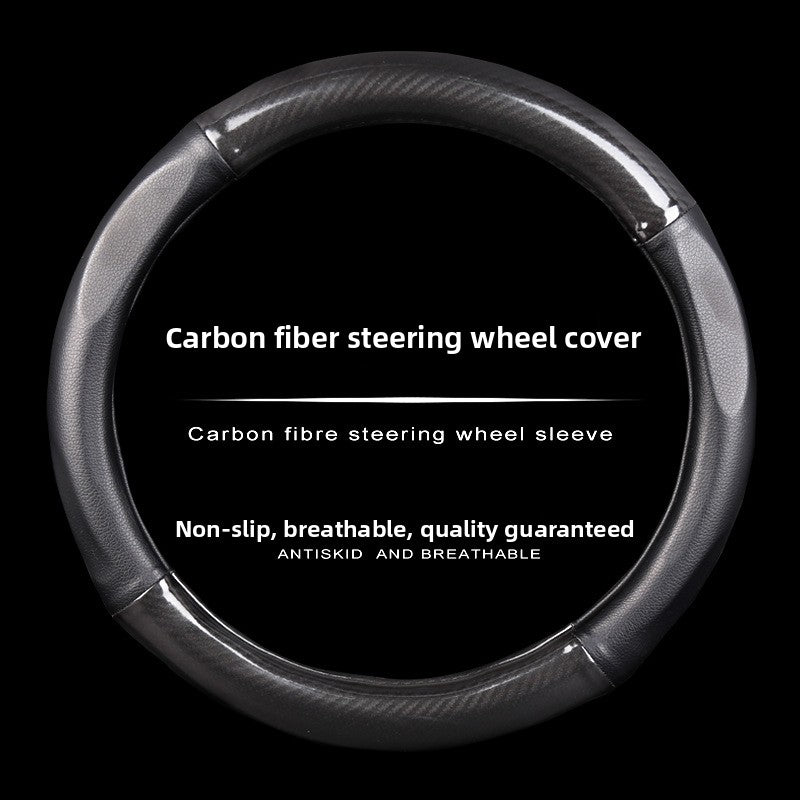 Carbon Fiber Steering Wheel Cover