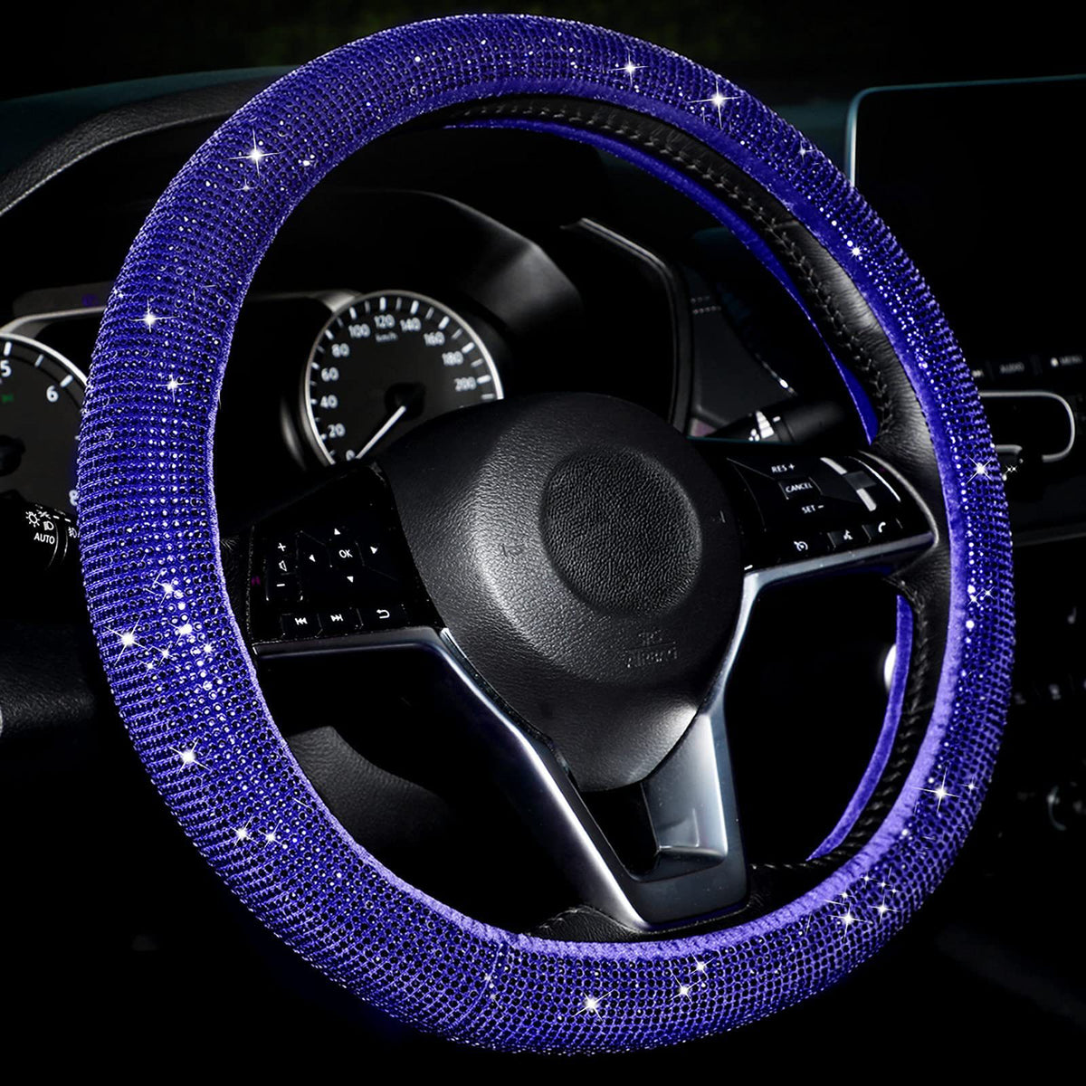 Rhinestone Steering Wheel Cover