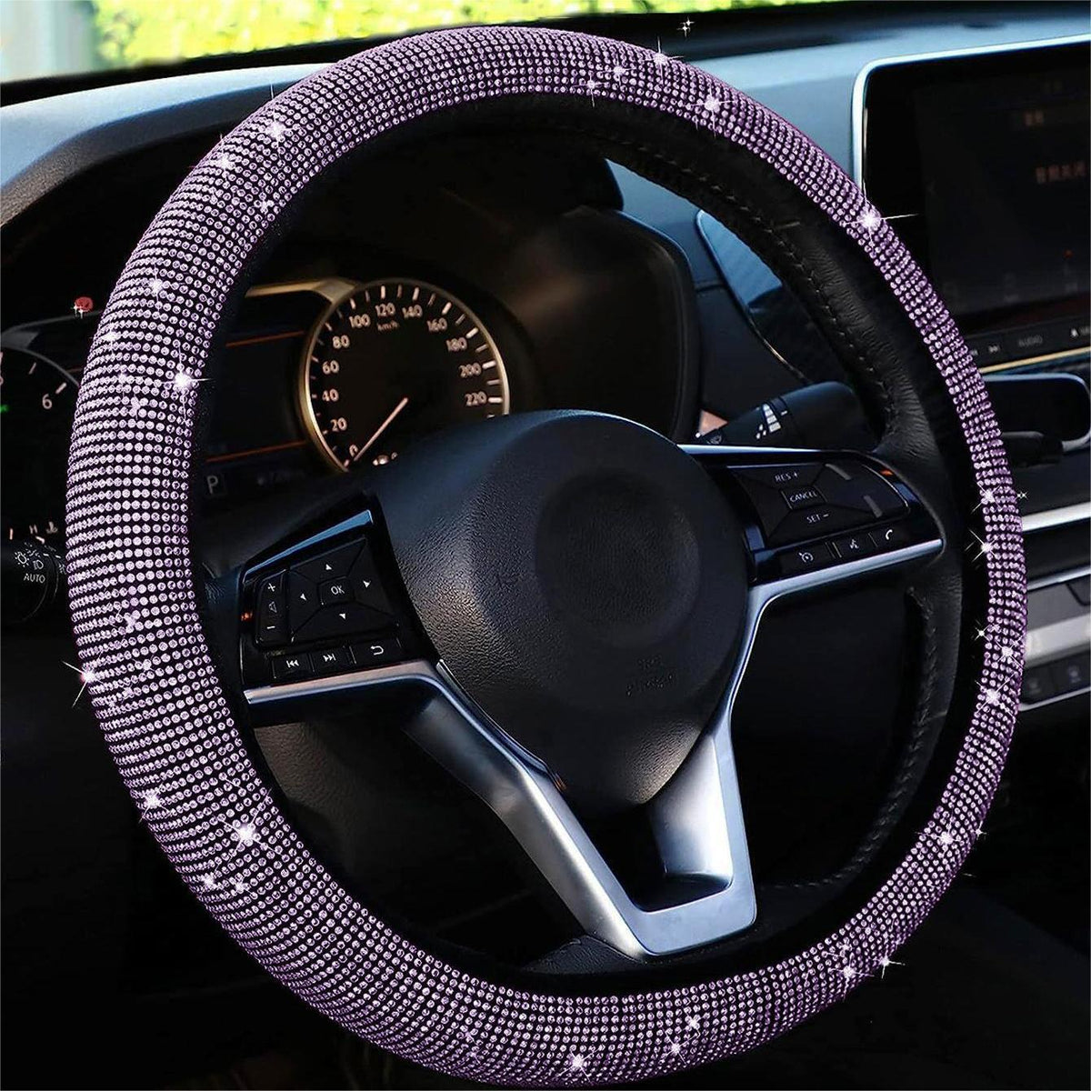 Rhinestone Steering Wheel Cover