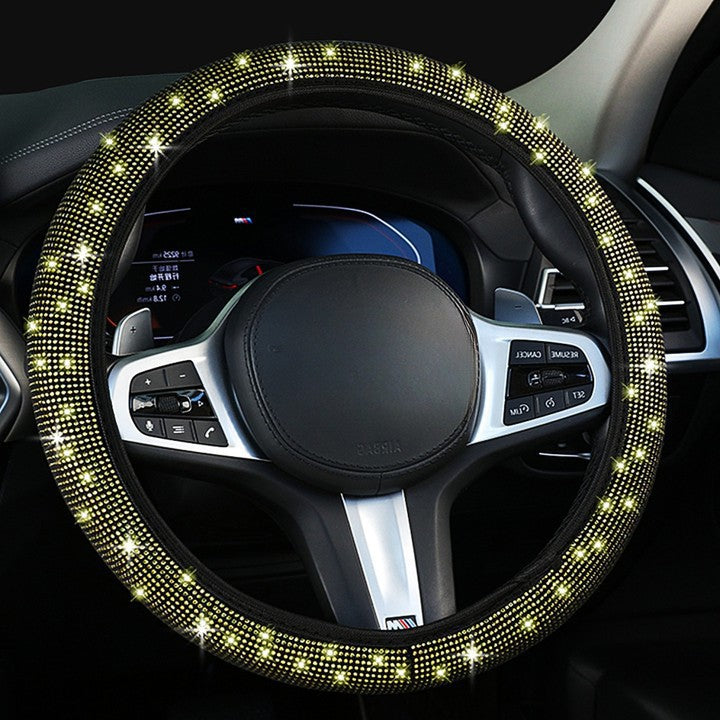 Rhinestone Steering Wheel Cover