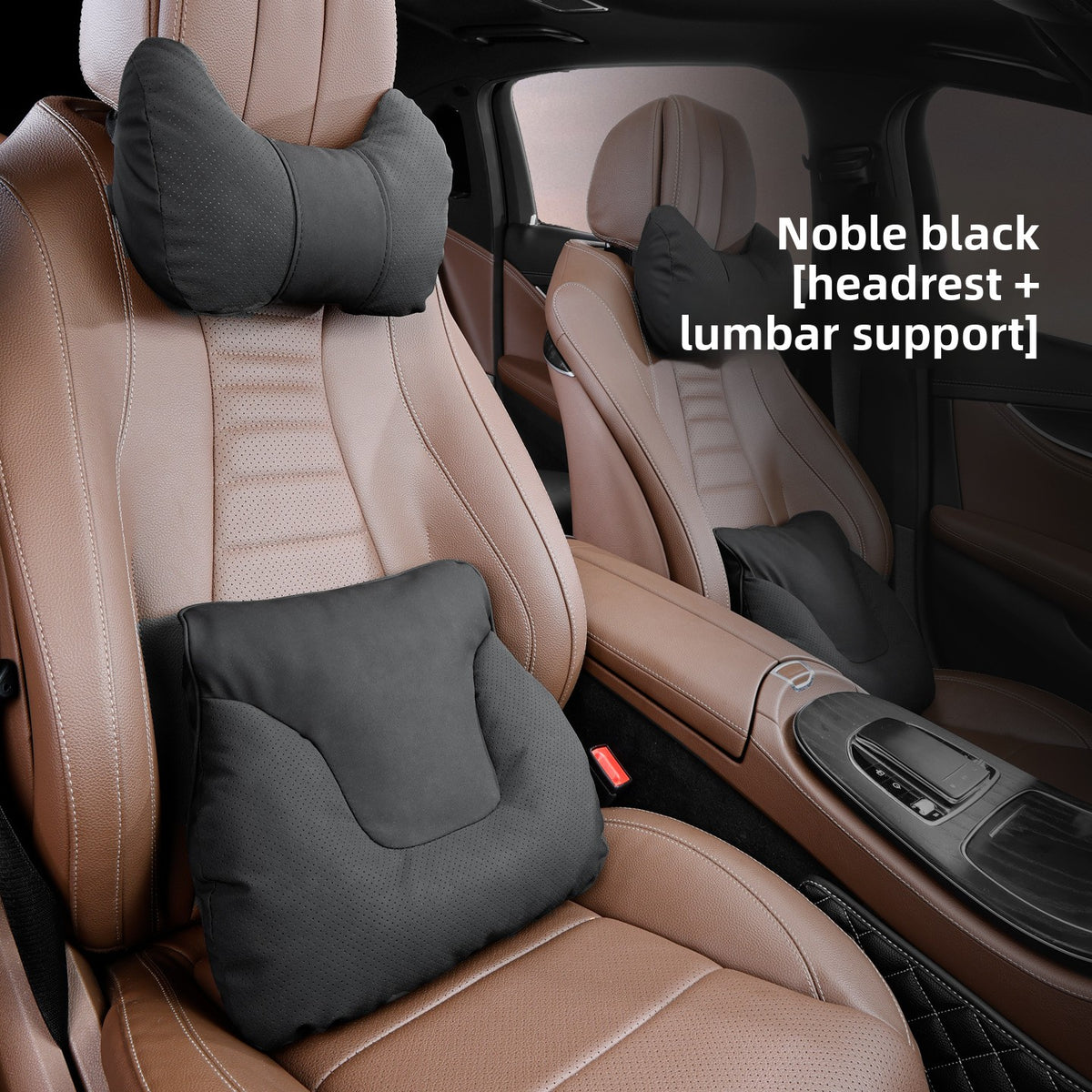 Car Neck & Lumbar Support Set