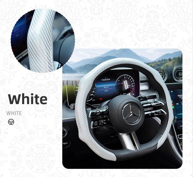 Laser Carbon Fiber Steering Wheel Cover