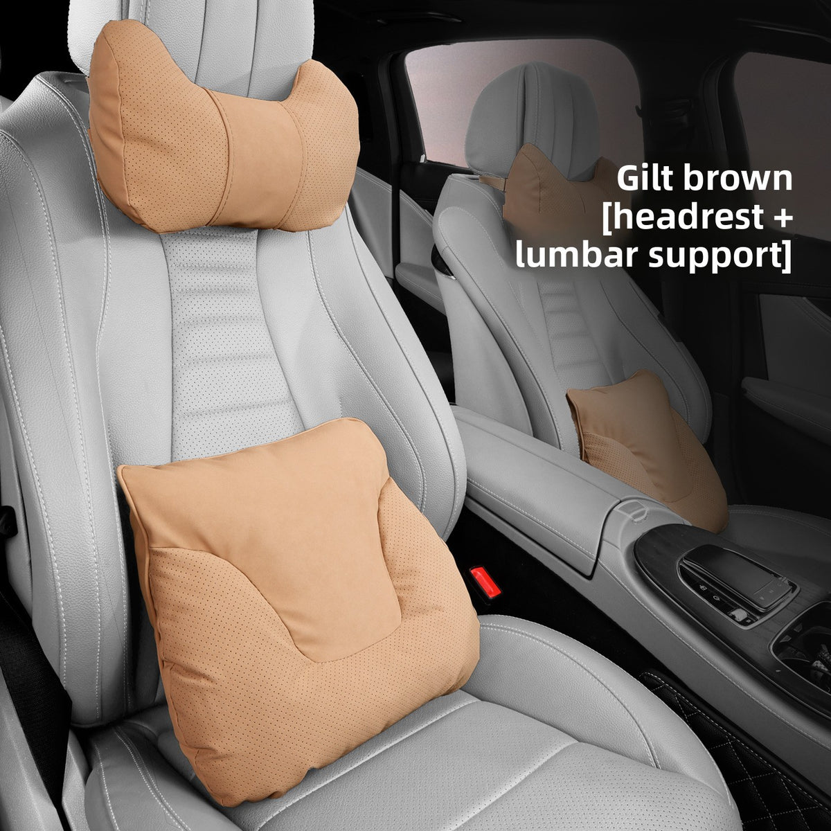 Car Neck & Lumbar Support Set