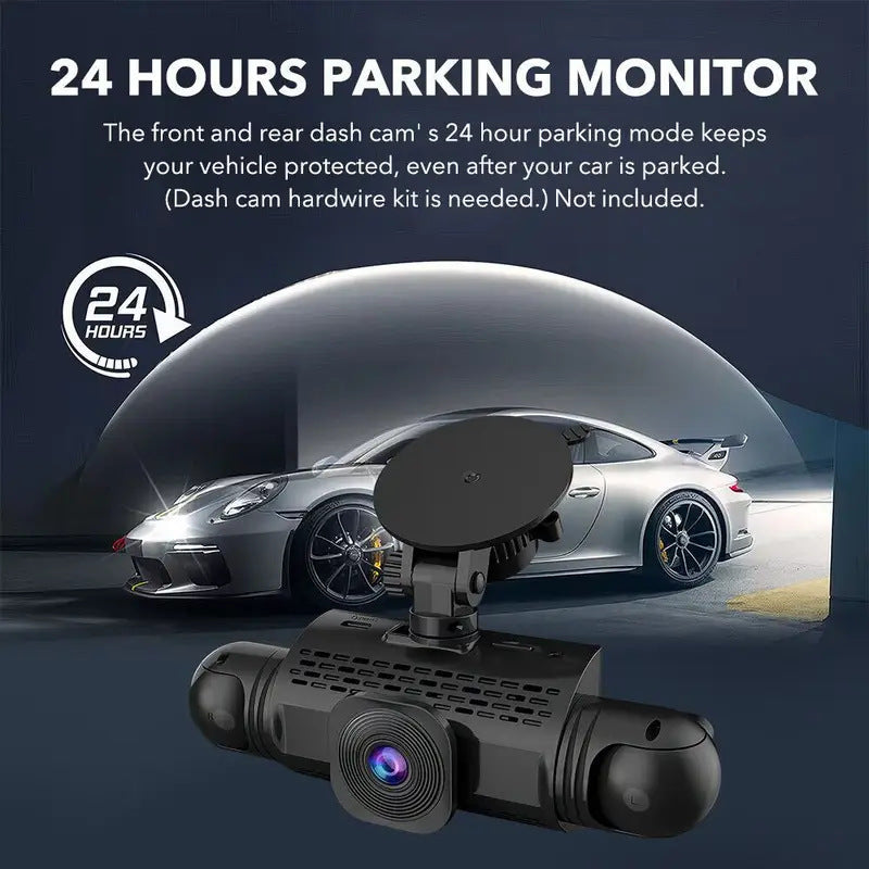 4-Channel Car Dash Cam