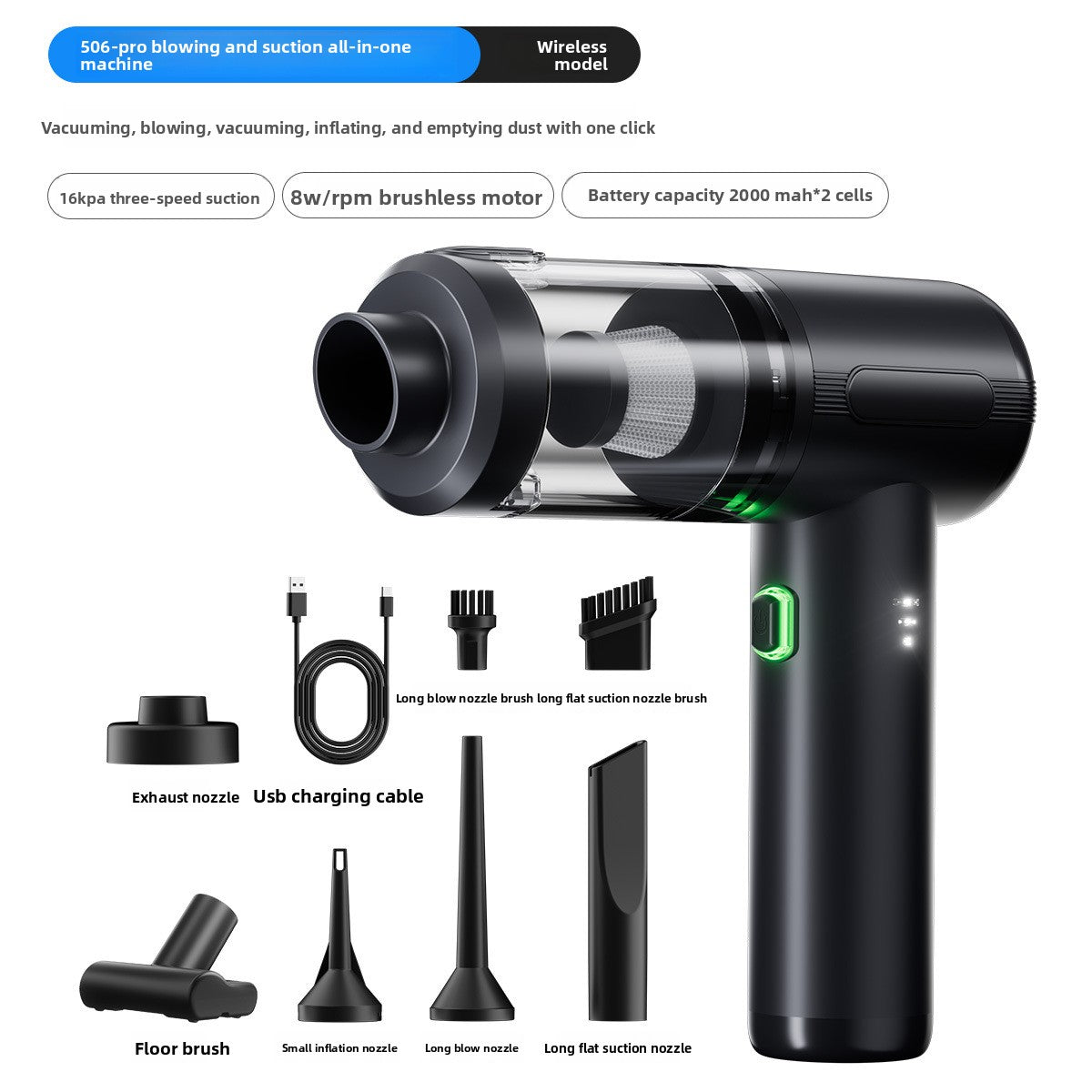 Portable Car Vacuum Cleaner