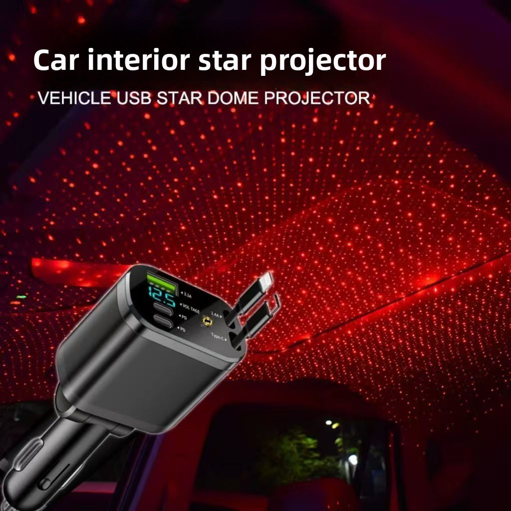 Retractable Car Charger 120W