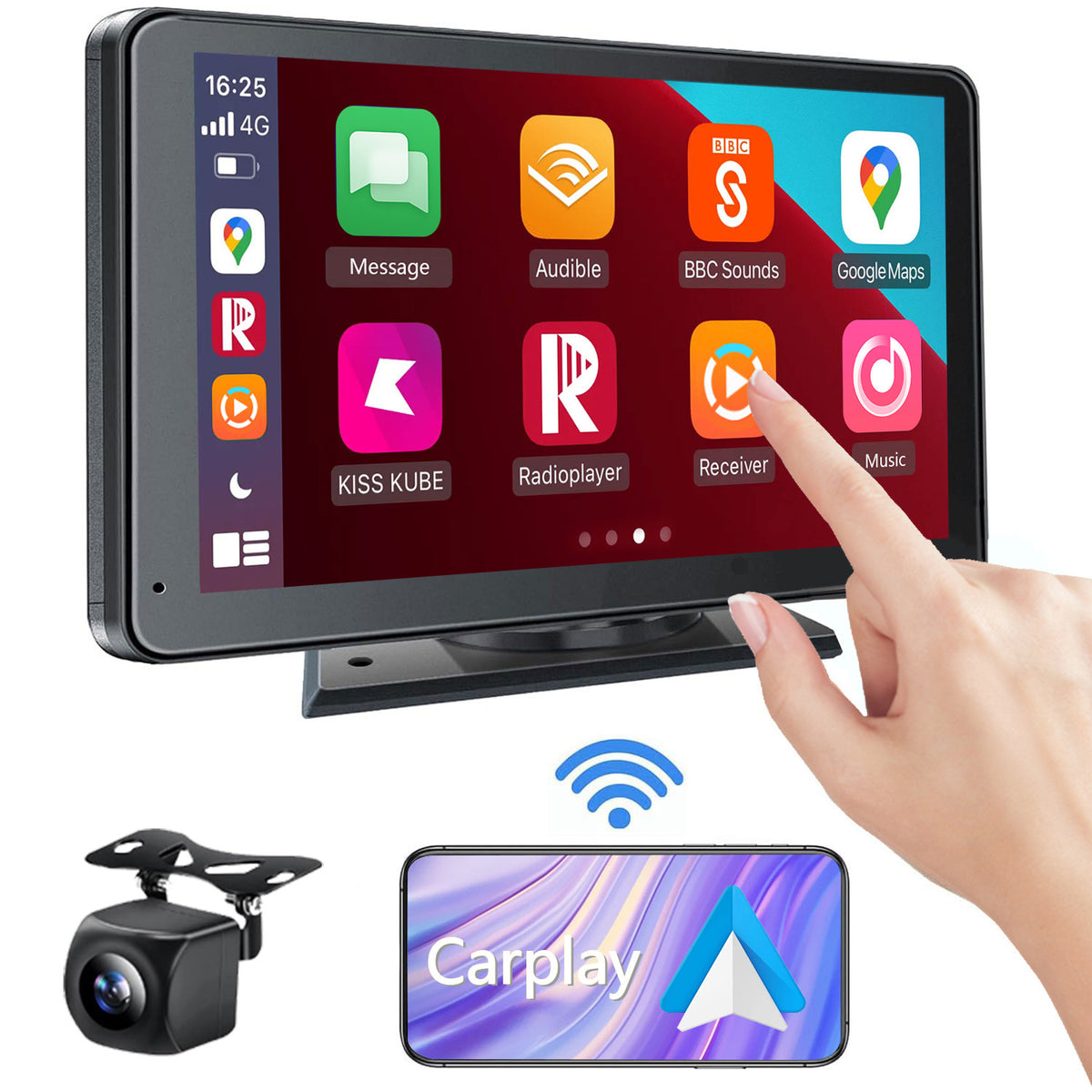 Wireless CarPlay & Android Auto Screen