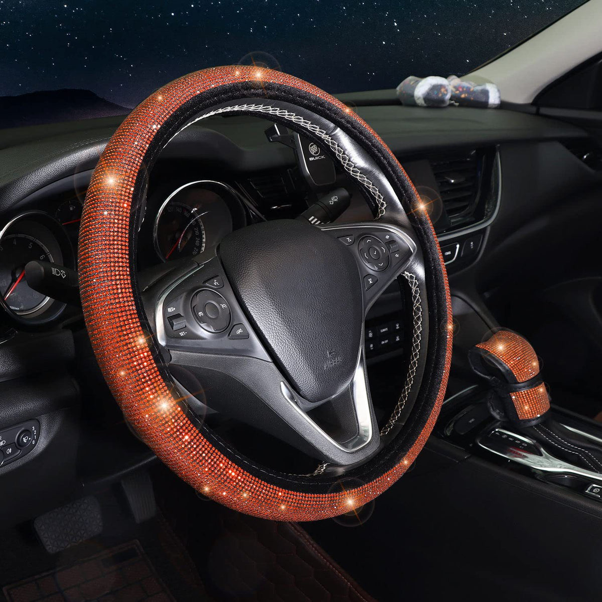 Rhinestone Steering Wheel Cover