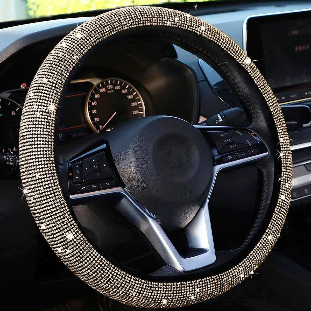 Rhinestone Steering Wheel Cover